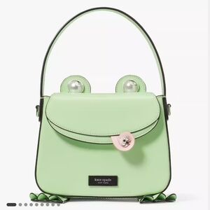 Kate Spade frog hobo bag